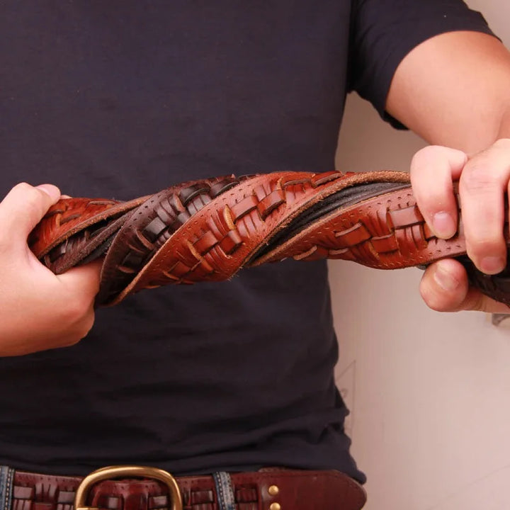 Stonebridge Woven Leather Belt
