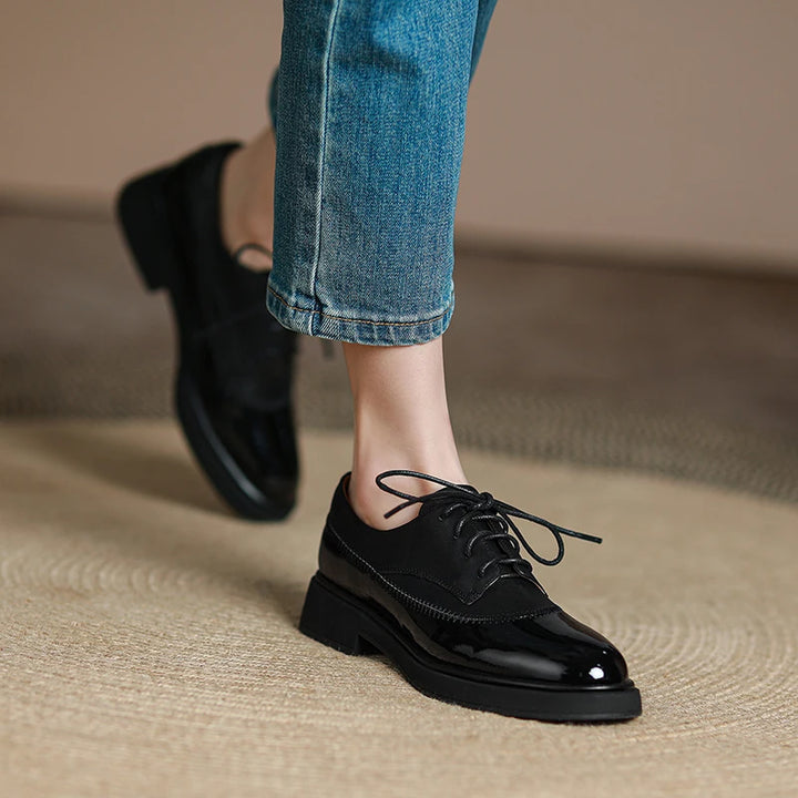 Bellamy Two-Tone Leather Oxfords