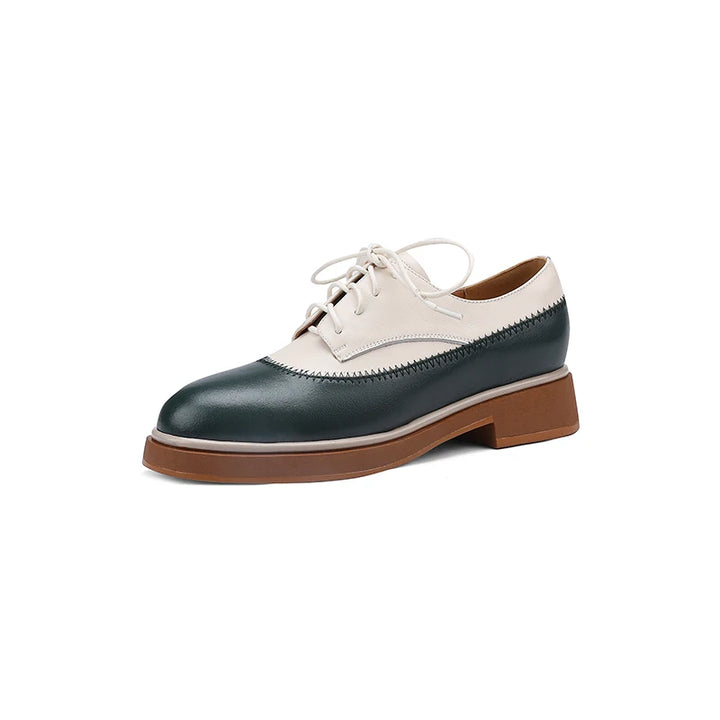Bellamy Two-Tone Leather Oxfords