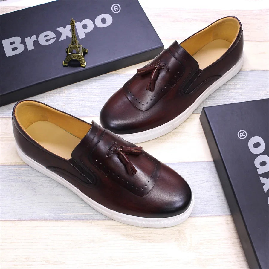 Nappina Tassel Slip-On Loafers