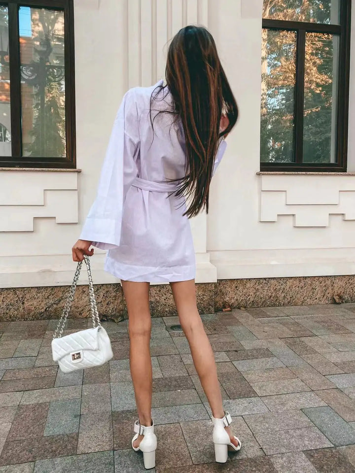 Amalfi Linen Wrap Robe