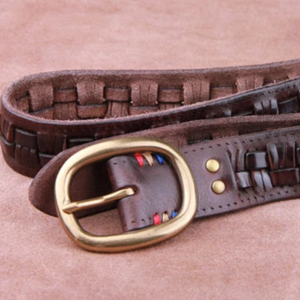 Stonebridge Woven Leather Belt