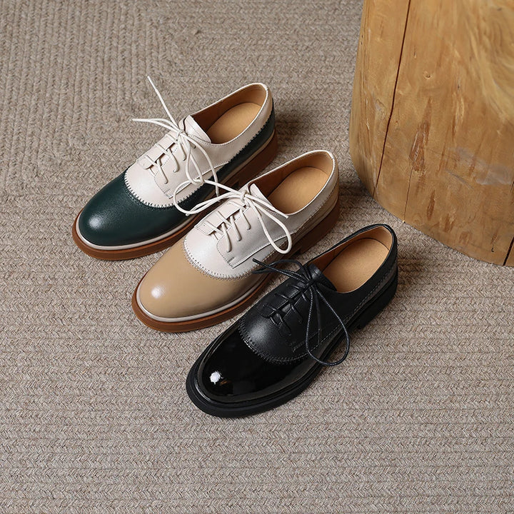 Bellamy Two-Tone Leather Oxfords