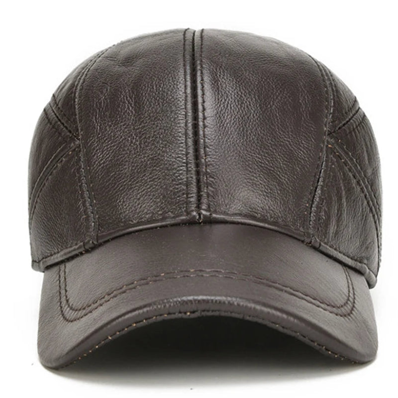 Stonebrook Leather Cap