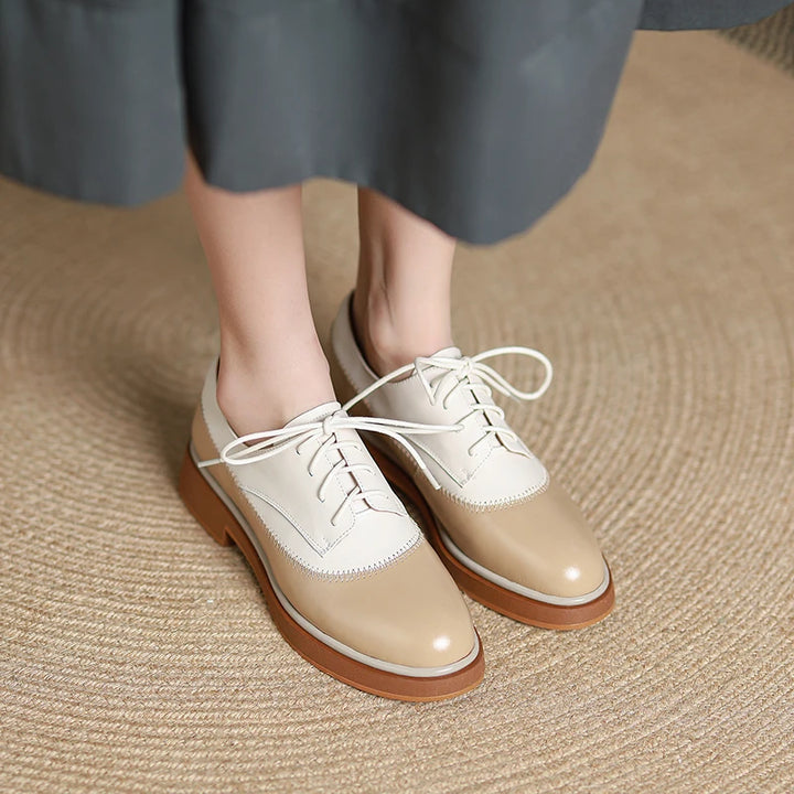 Bellamy Two-Tone Leather Oxfords