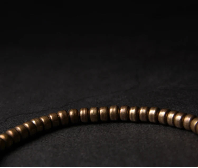Patina Hammered Copper Bracelet