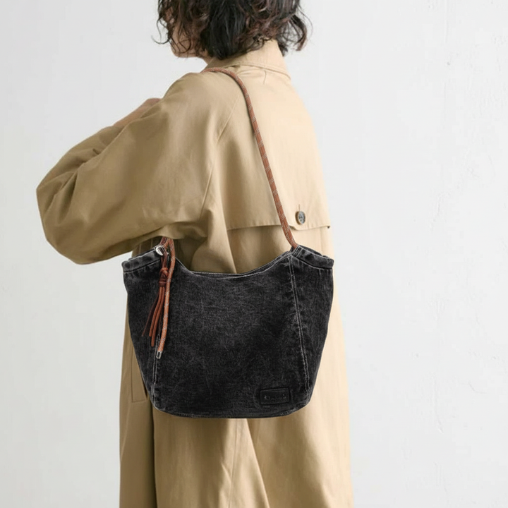Hadley Washed Denim Tote