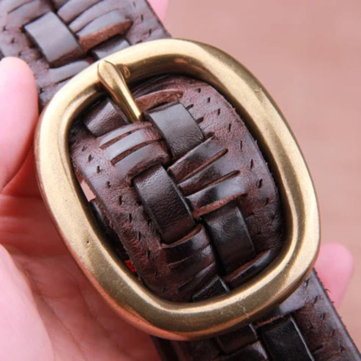 Stonebridge Woven Leather Belt