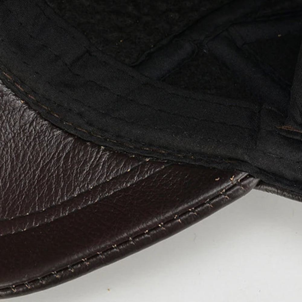 Stonebrook Leather Cap