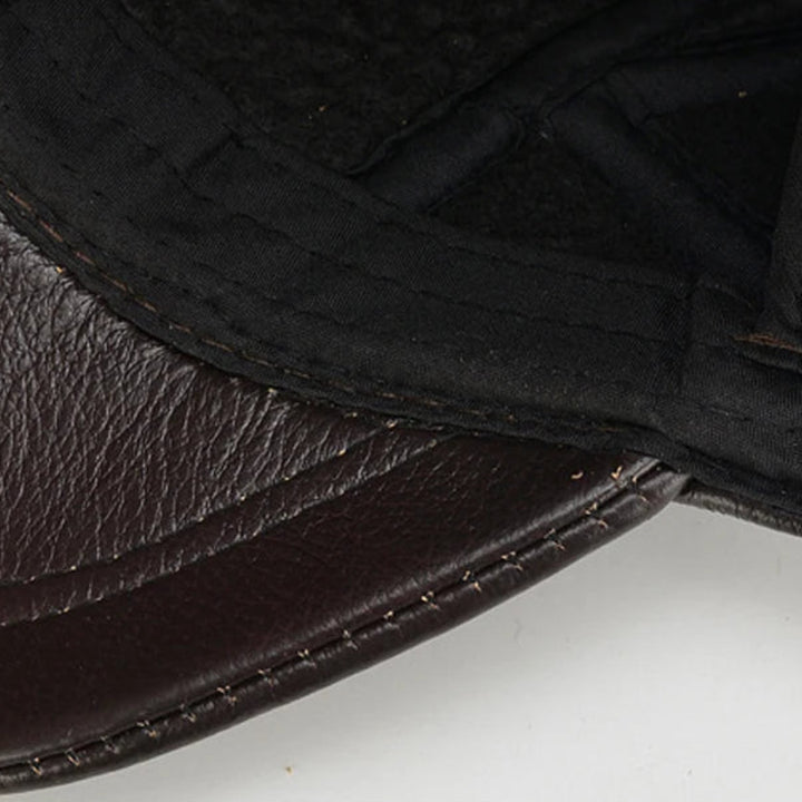 Stonebrook Leather Cap