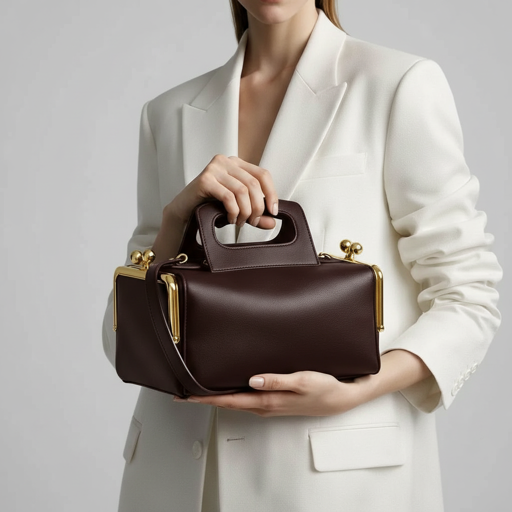 Halston Frame Handbag