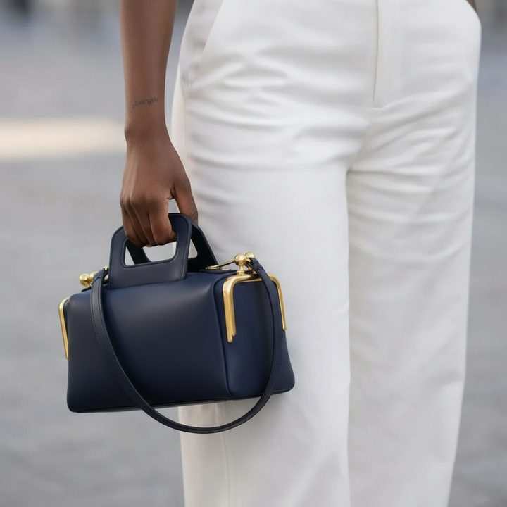 Halston Frame Handbag