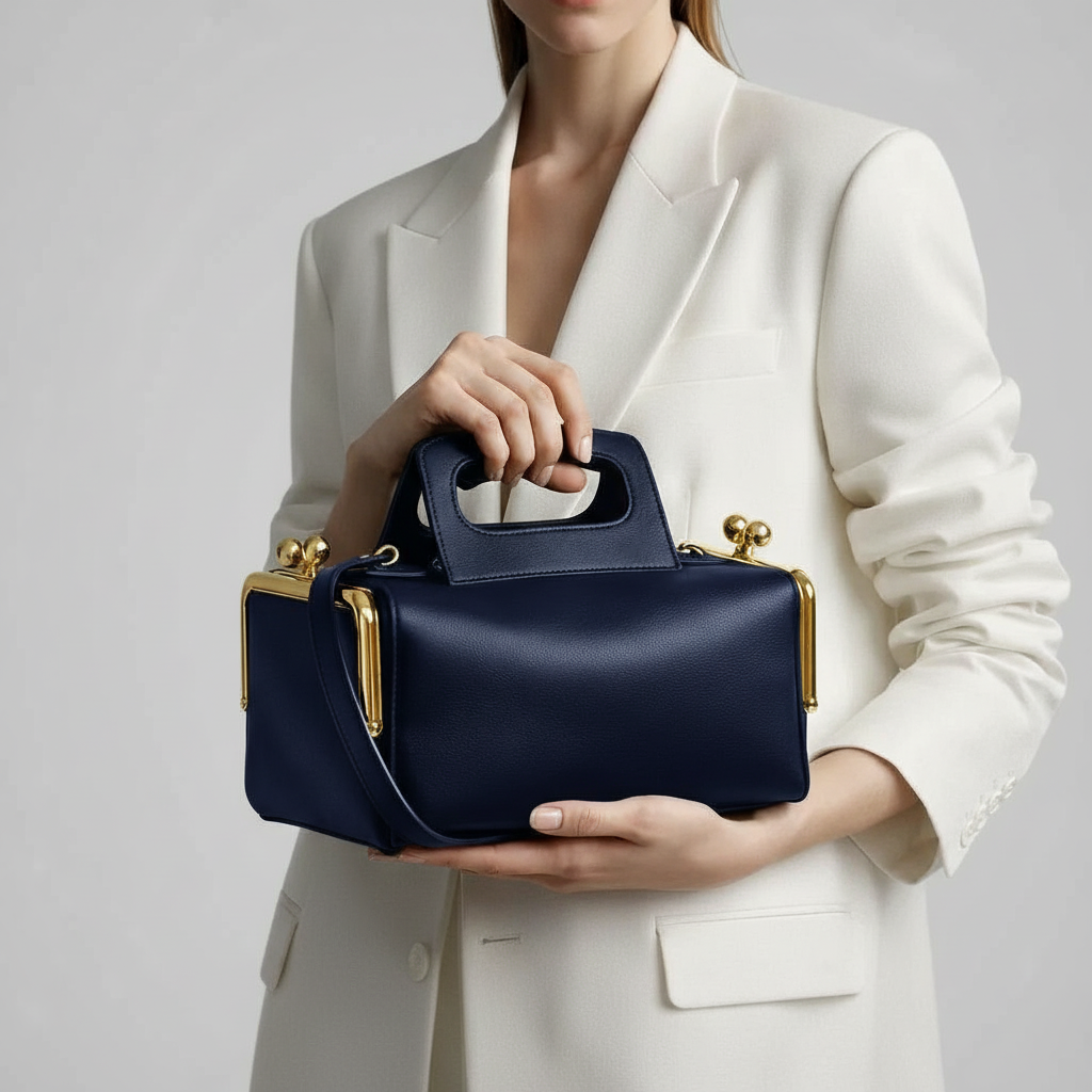 Halston Frame Handbag