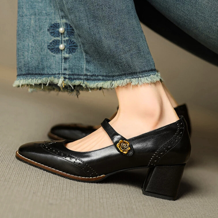 Hartleigh Brogue Mary Janes