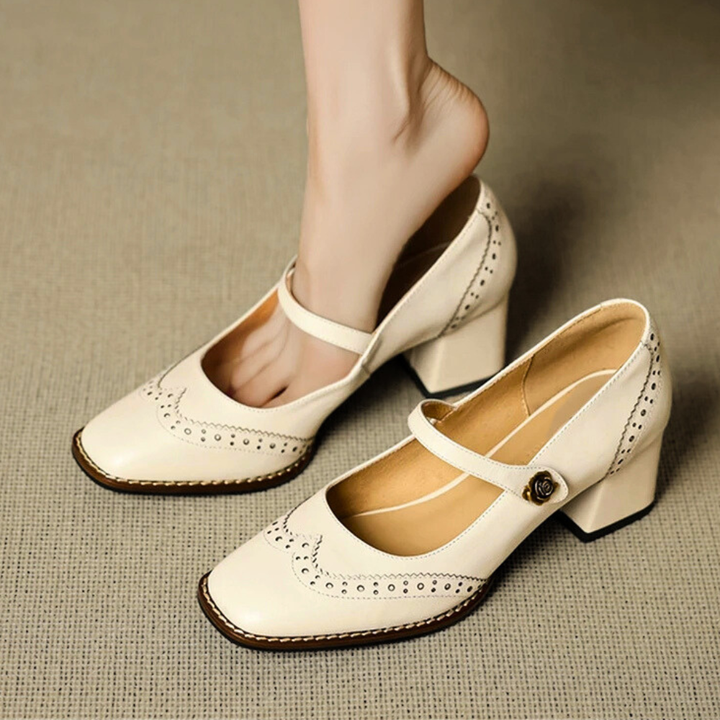 Hartleigh Brogue Mary Janes