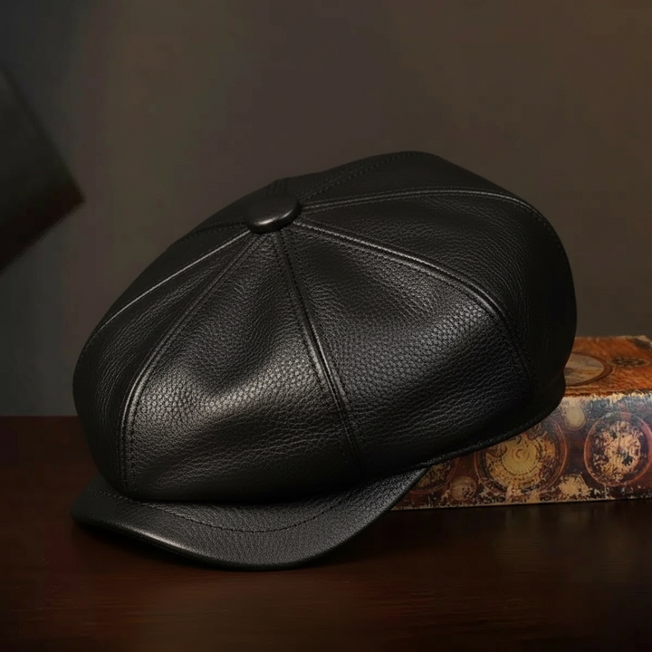 Hawthorne Retro Leather Cap