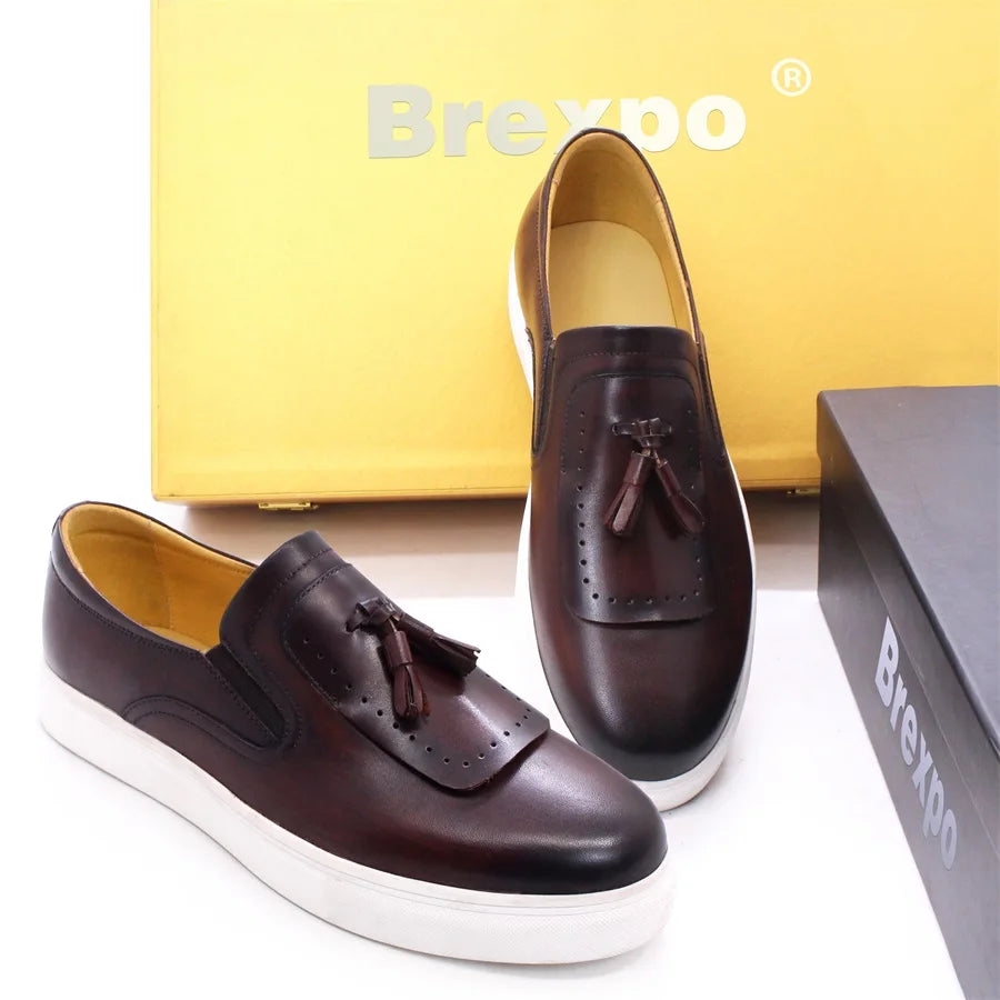 Nappina Tassel Slip-On Loafers