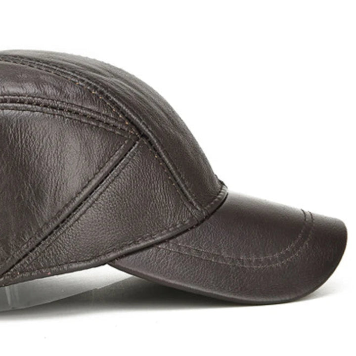 Stonebrook Leather Cap
