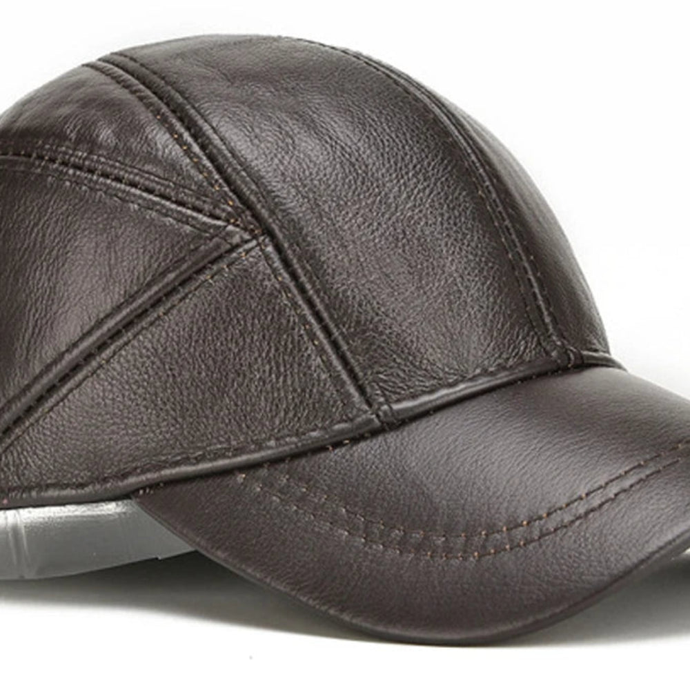 Stonebrook Leather Cap