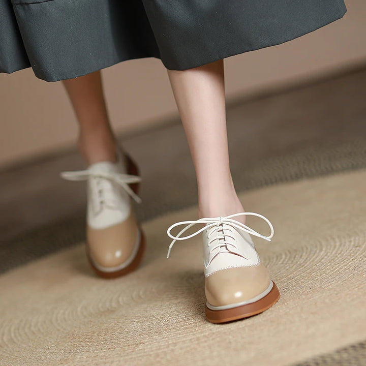 Bellamy Two-Tone Leather Oxfords