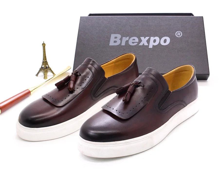 Nappina Tassel Slip-On Loafers