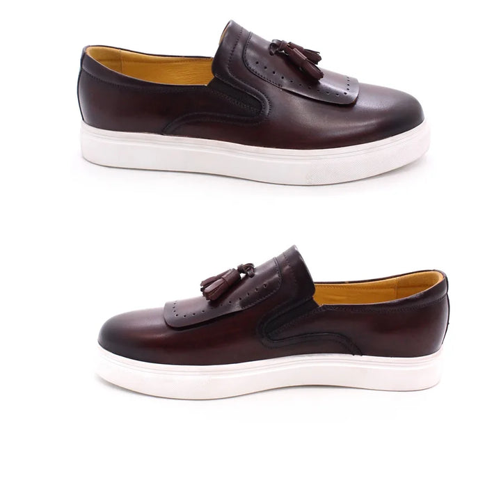 Nappina Tassel Slip-On Loafers