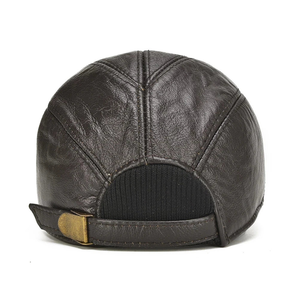 Stonebrook Leather Cap