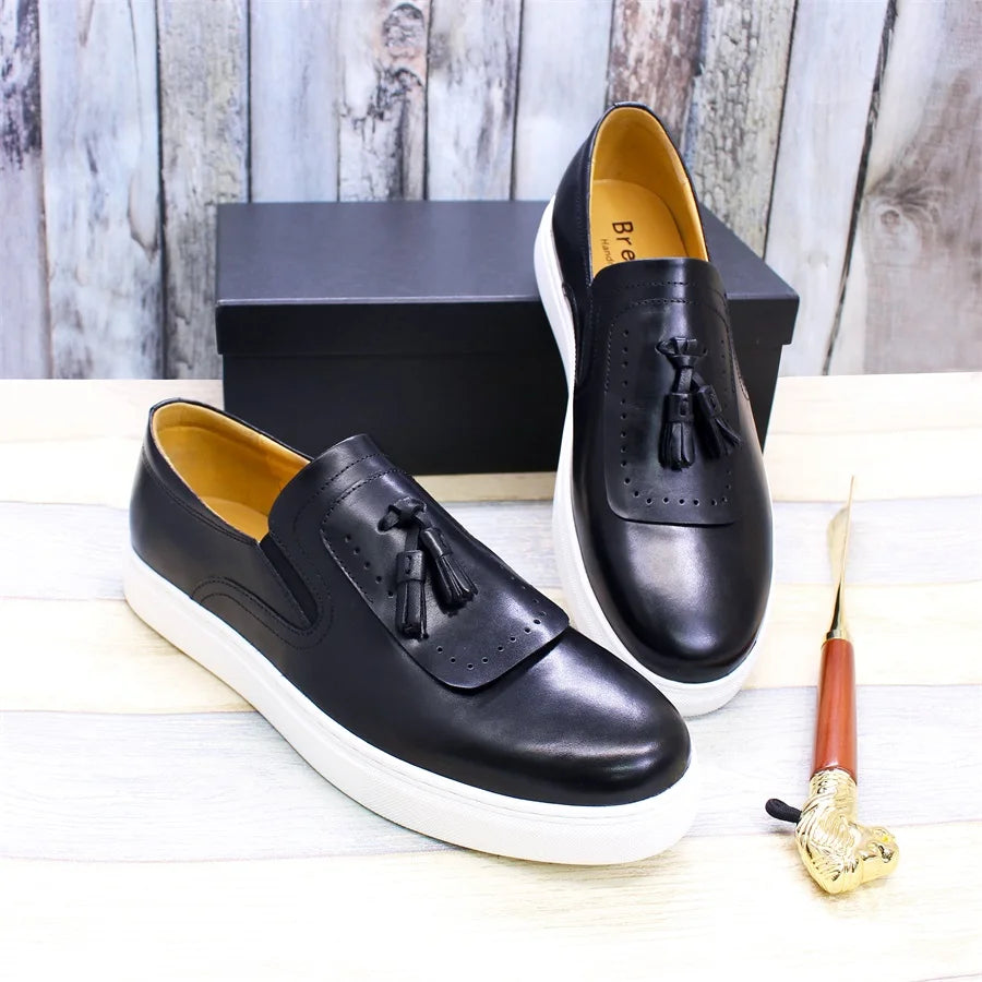 Nappina Tassel Slip-On Loafers