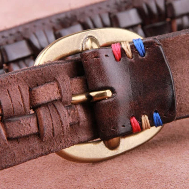 Stonebridge Woven Leather Belt