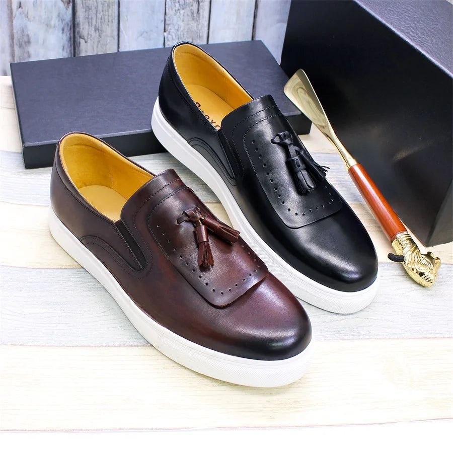 Nappina Tassel Slip-On Loafers