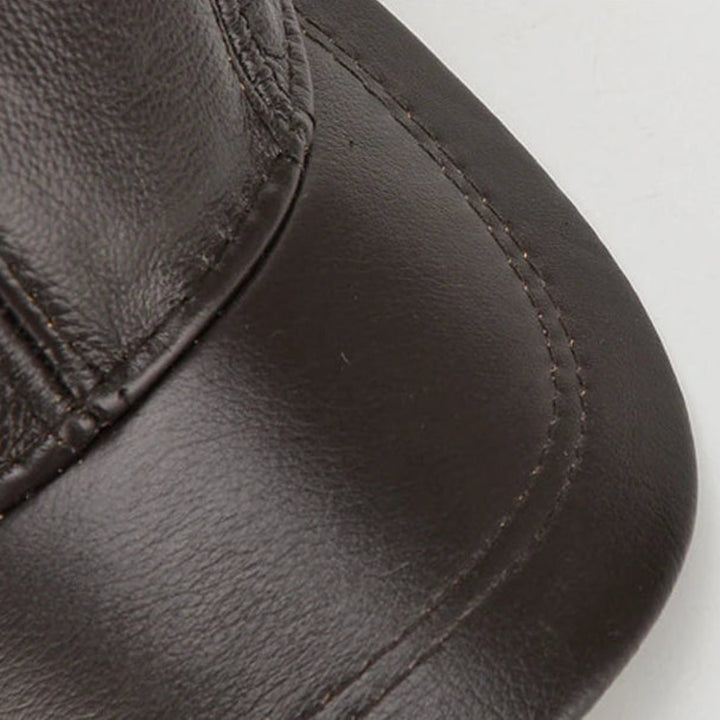 Stonebrook Leather Cap
