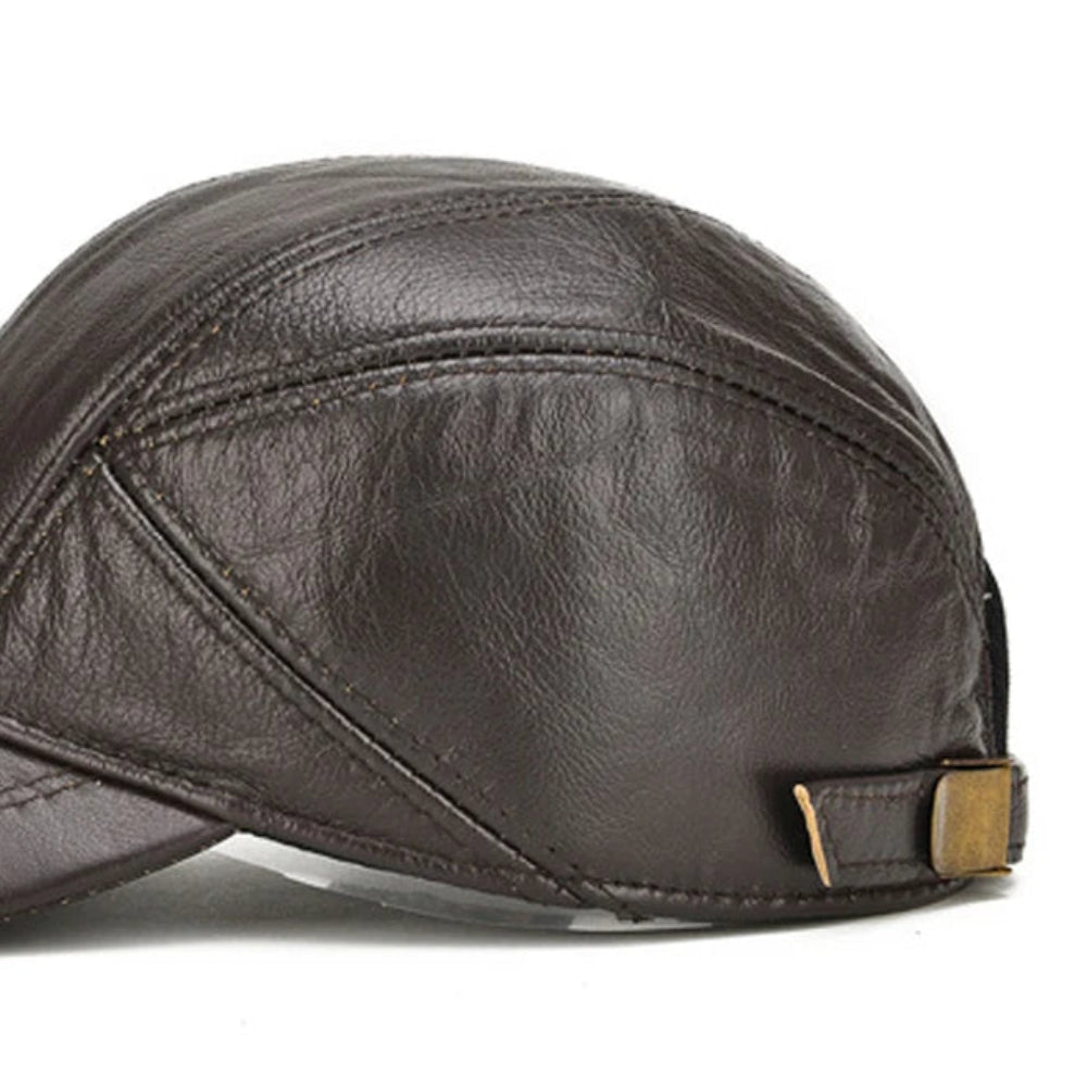 Stonebrook Leather Cap