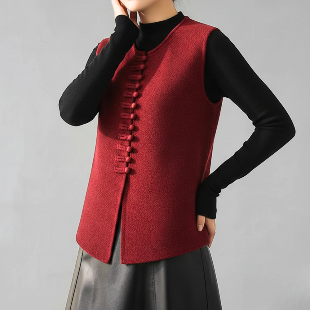 Larkspur Mandarin Vest