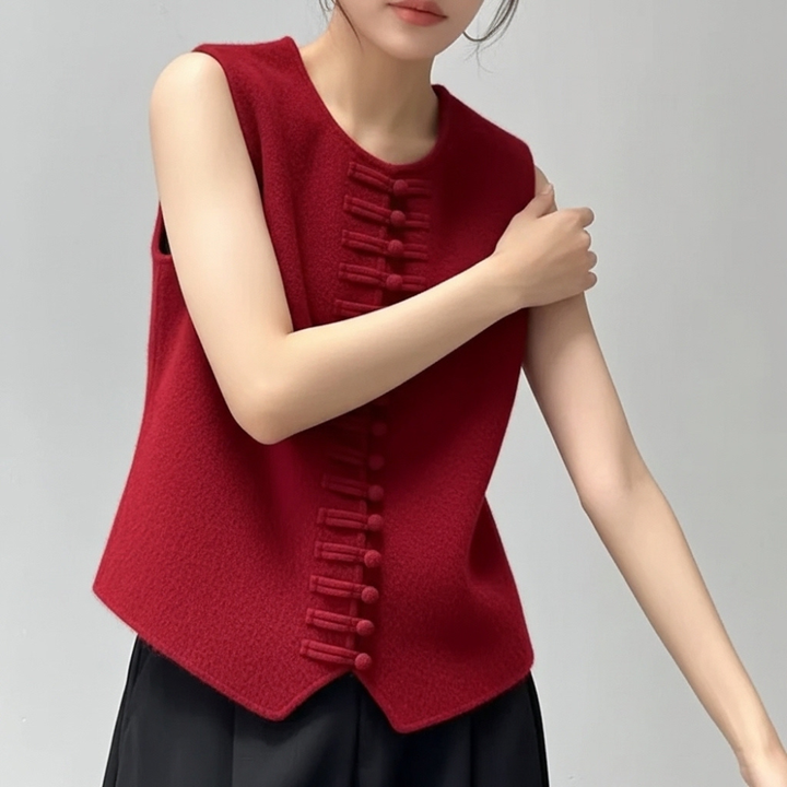 Larkspur Mandarin Vest
