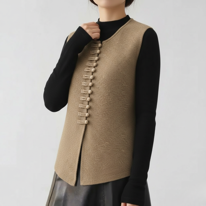 Larkspur Mandarin Vest