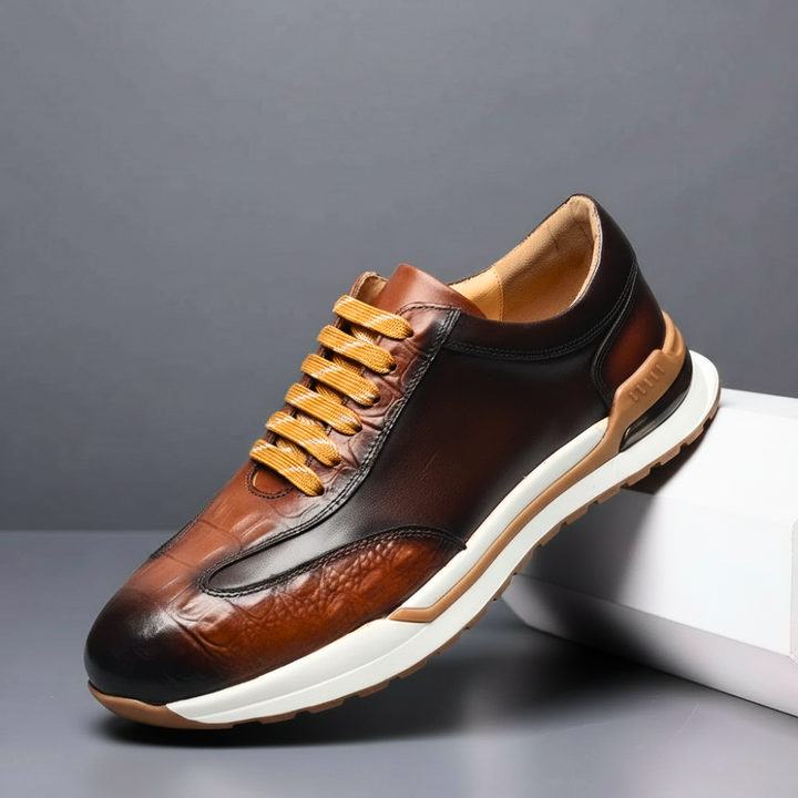 Marcelli Oxford Leather Sneakers