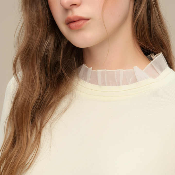 Roselle Wool Mock Neck