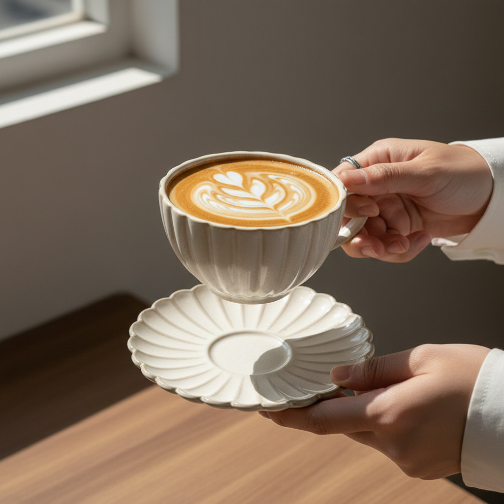 Ripple Cup & Saucer Set