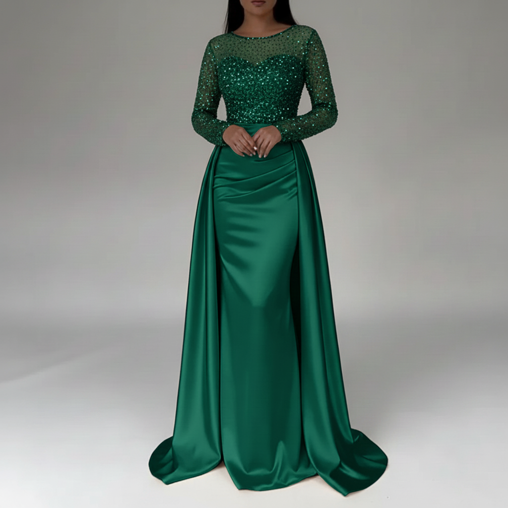 Rosalind Sequin Evening Dress