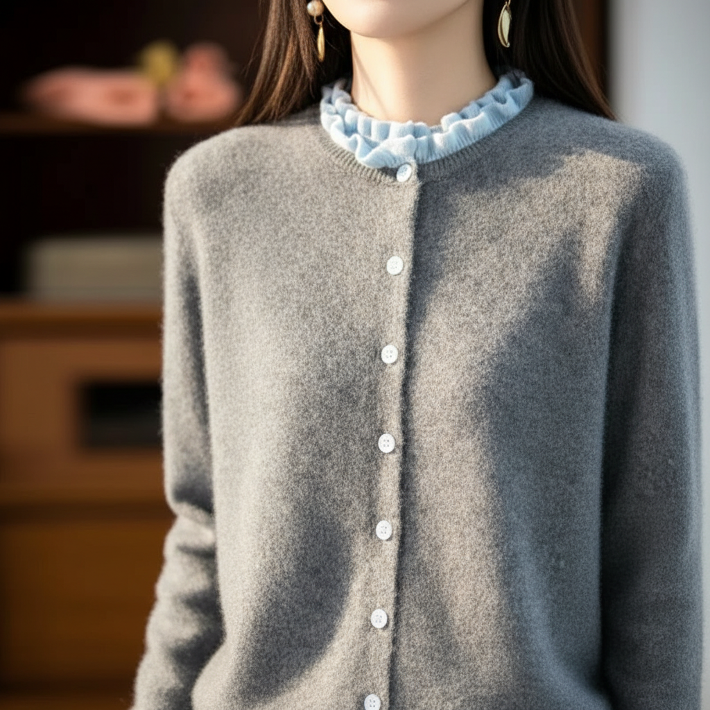 Rosewood Merino Cardigan
