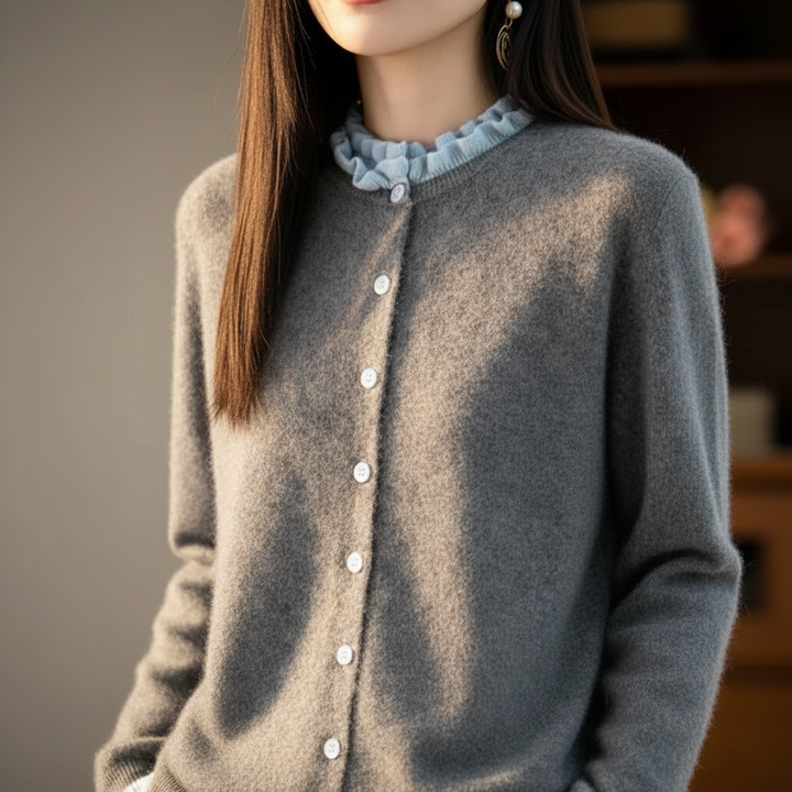 Rosewood Merino Cardigan