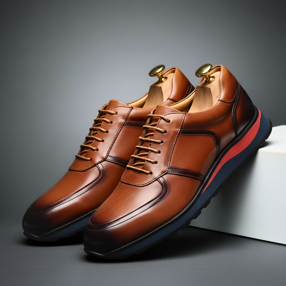Rosso Leather Sneakers