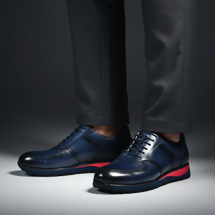 Rosso Leather Sneakers