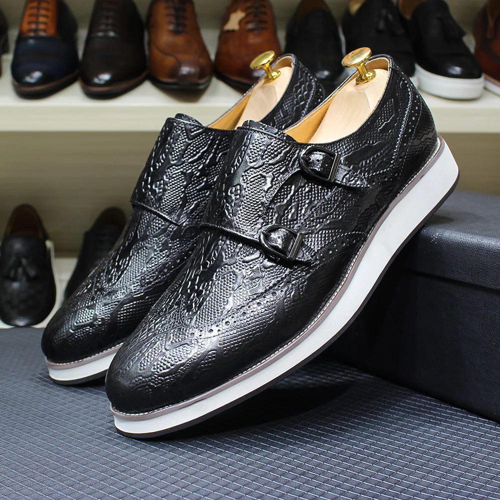 Serpente Monk Strap Brogues