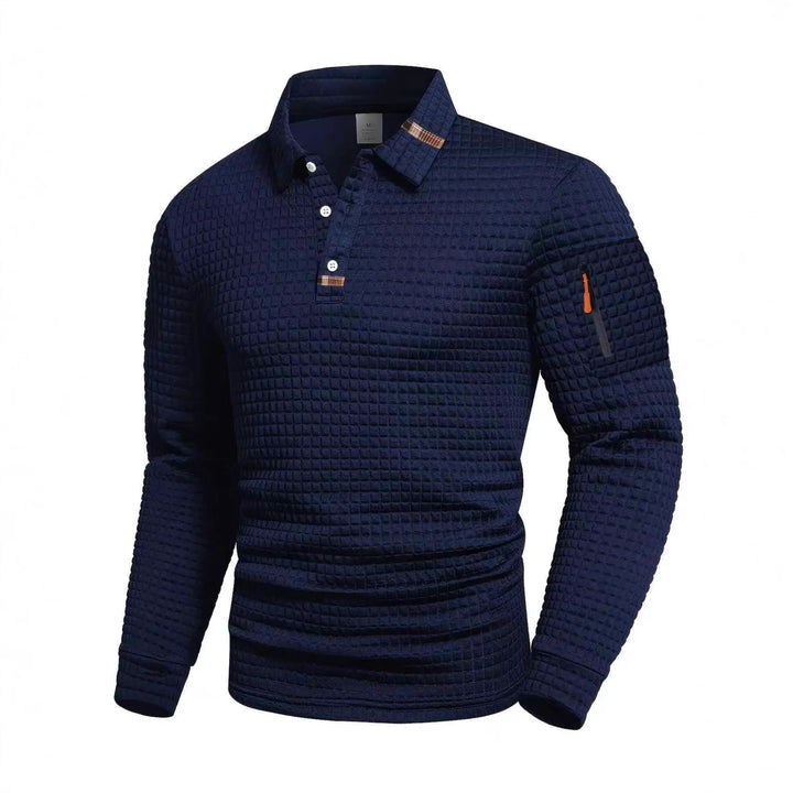 Gridlock Waffle Polo