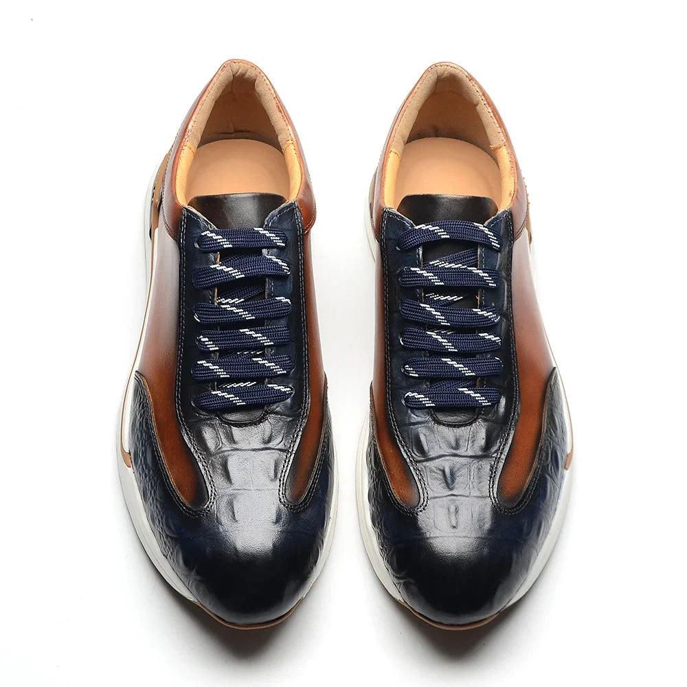 Marcelli Oxford Leather Sneakers