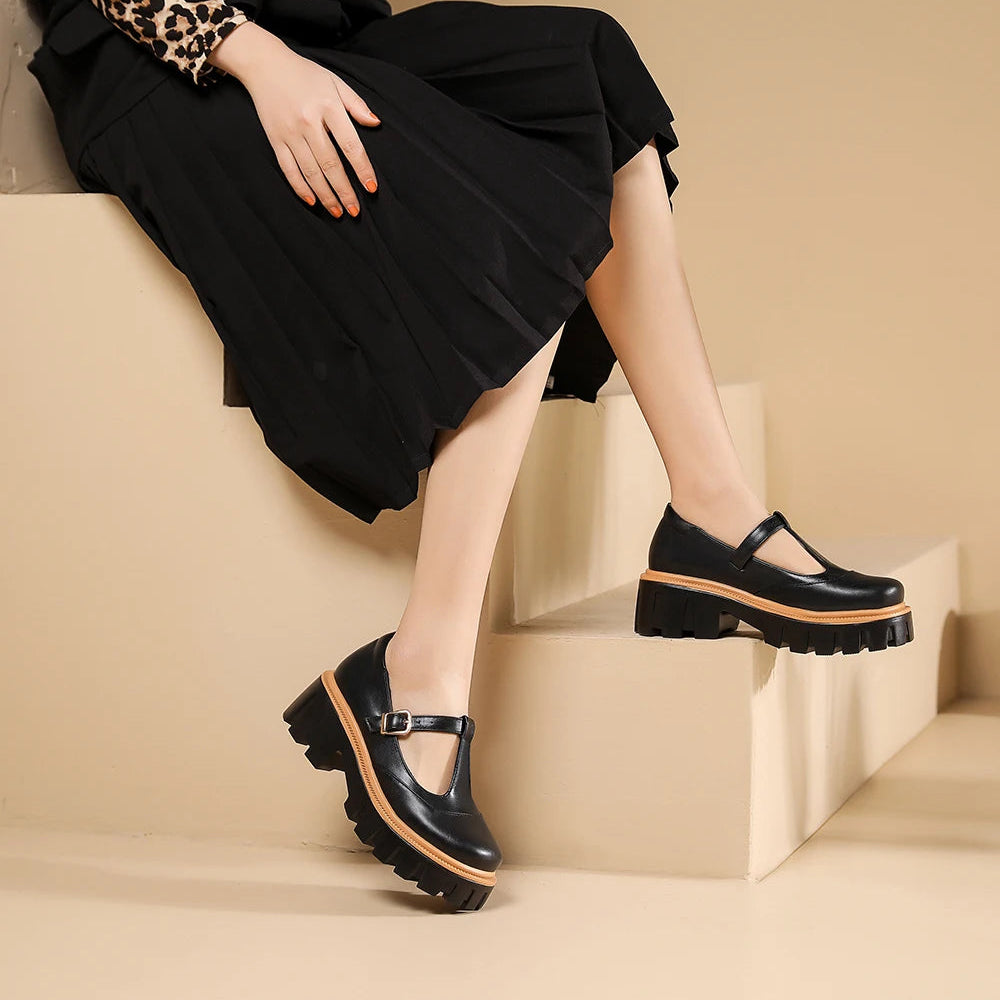 Harlow Lug Sole Mary Janes