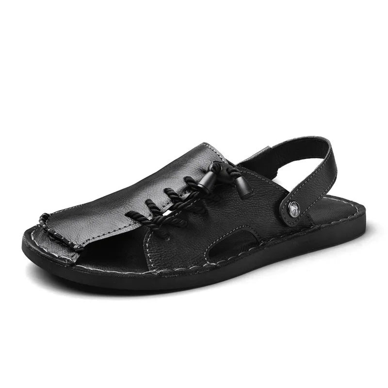 Mercer Corded Leather Sandals