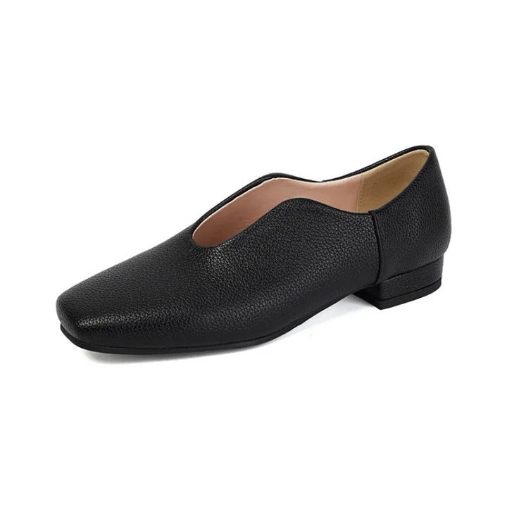 Semplicita Square-Toe Slip-On Loafers