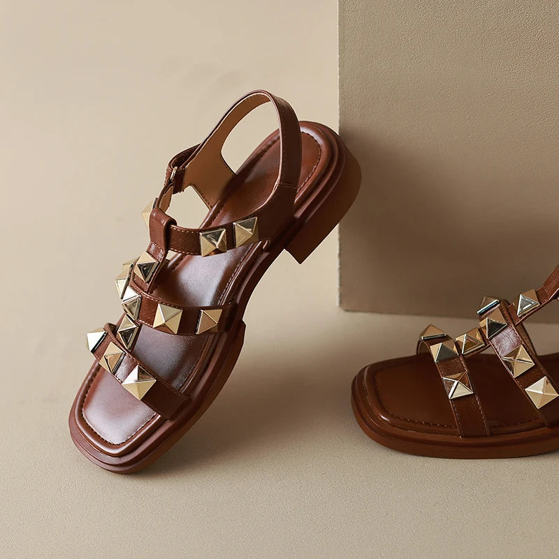 Valeria Studded Slingbacks